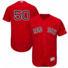 MEN'S BOSTON RED SOX #50 MOOKIE BETTS SCARLET FLEXBASE JERSEY