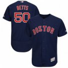 MEN'S BOSTON RED SOX #50 MOOKIE BETTS NAVY BLUE FLEXBASE JERSEY