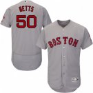 MEN'S BOSTON RED SOX #50 MOOKIE BETTS GRAY FLEXBASE JERSEY