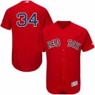 MEN'S BOSTON RED SOX #34 DAVID ORTIZ SCARLET FLEXBASE JERSEY