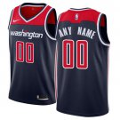 Men's Nike Wizards Personalized Custom Navy Blue Statement Edition