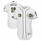 CINCINNATI REDS #19 JOEY VOTTO ALTERNATE WHITE 2018 FLEXBASE JERSEY