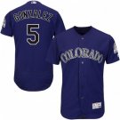 COLORADO ROCKIES #5 CARLOS GONZALEZ PURPLE FLEXBASE JERSEY