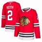 MEN'S CHICAGO BLACKHAWKS #2 DUNCAN KEITH RED JERSEY