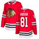 MEN'S CHICAGO BLACKHAWKS #81 MARIAN HOSSA RED JERSEY