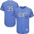 KANSAS CITY ROYALS #35 ERIC HOSMER ATLANTIC BLUE FLEXBASE JERSEY