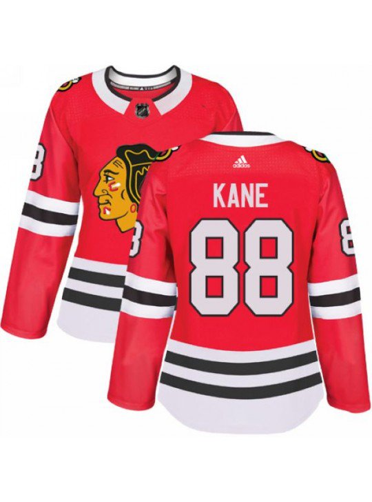 WOMEN'S CHICAGO BLACKHAWKS #88 PATRICK KANE RED JERSEY