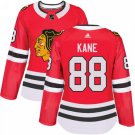 WOMEN'S CHICAGO BLACKHAWKS #88 PATRICK KANE RED JERSEY