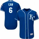 KANSAS CITY ROYALS #6 LORENZO CAIN ROYAL FLEXBASE JERSEY