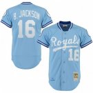 KANSAS CITY ROYALS #16 BO JACKSON LIGHT BLUE THROWBACK JERSEY