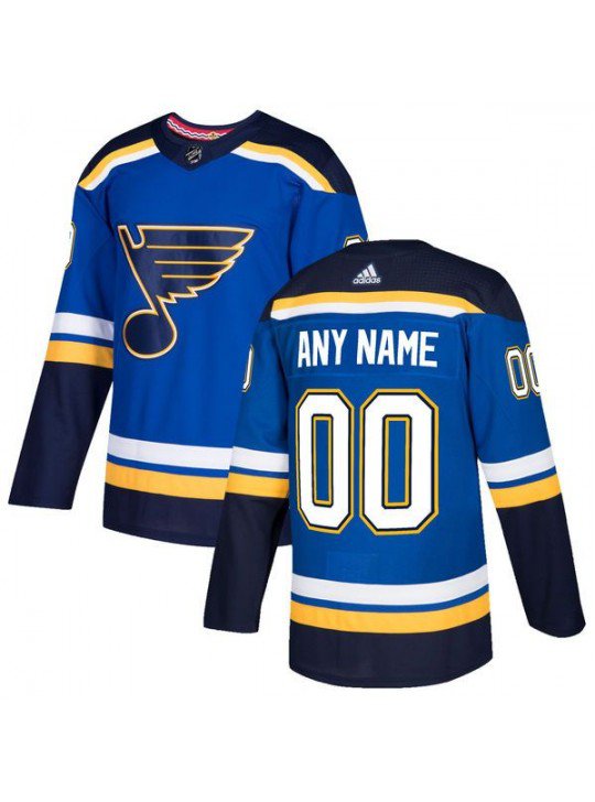 MEN'S ST LOUIS BLUES CUSTOMIZED BLUE JERSEY