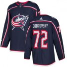 COLUMBUS BLUE JACKETS #72 SERGEI BOBROVSKY NAVY JERSEY