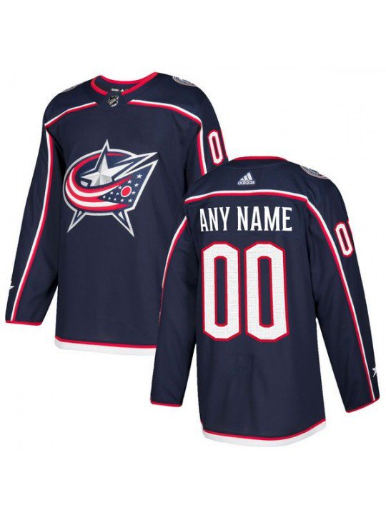 MEN'S COLUMBUS BLUE JACKETS CUSTOMIZED NAVY JERSEY