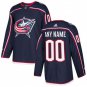 MEN'S COLUMBUS BLUE JACKETS CUSTOMIZED NAVY JERSEY
