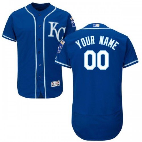 KANSAS CITY ROYALS CUSTOMIZED ROYAL FLEXBASE JERSEY