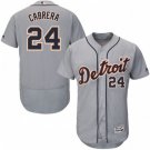 DETROIT TIGERS #24 MIGUEL CABRERA GRAY FLEXBASE JERSEY