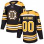 MEN'S BOSTON BRUINS CUSTOMIZED BLACK JERSEY