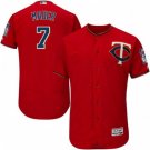 MINNESOTA TWINS #7 JOE MAUER SCARLET FLEXBASE JERSEY