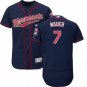MINNESOTA TWINS #7 JOE MAUER NAVY BLUE FLEXBASE JERSEY