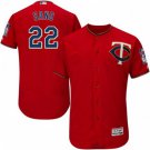 MINNESOTA TWINS #22 MIGUEL SANO SCARLET FLEXBASE JERSEY