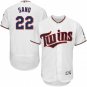 MINNESOTA TWINS #22 MIGUEL SANO HOME WHITE FLEXBASE JERSEY