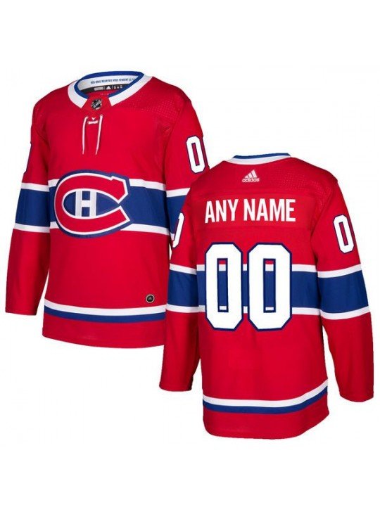 MEN'S MONTREAL CANADIENS CUSTOMIZED RED JERSEY