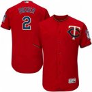 MINNESOTA TWINS #2 BRIAN DOZIER SCARLET FLEXBASE JERSEY