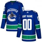 MEN'S VANCOUVER CANUCKS CUSTOMIZED BLUE JERSEY