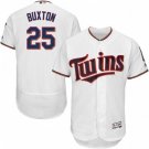 MINNESOTA TWINS #25 BYRON BUXTON HOME WHITE FLEXBASE JERSEY