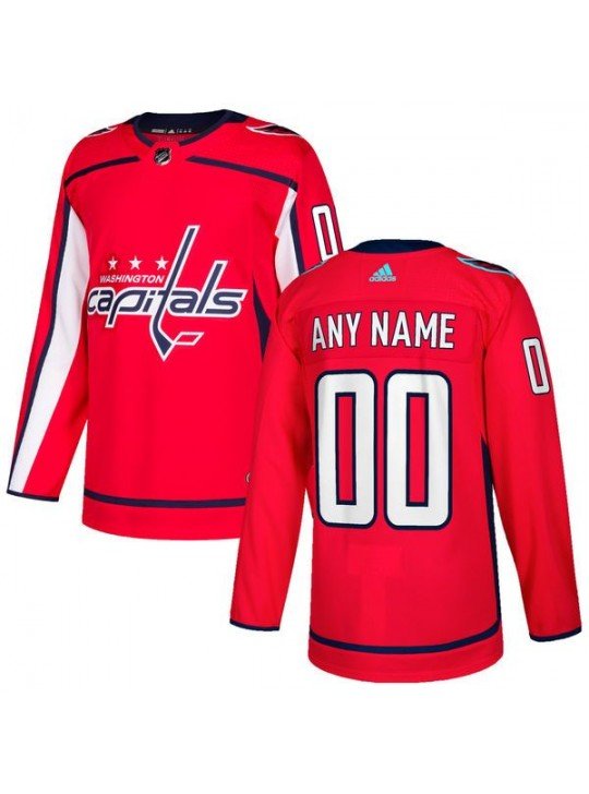 MEN'S WASHINGTON CAPITALS CUSTOMIZED RED JERSEY