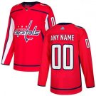 MEN'S WASHINGTON CAPITALS CUSTOMIZED RED JERSEY