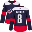 WOMEN'S WASHINGTON CAPITALS #8 ALEXANDER OVECHKIN NAVY 2018 STADIUM SERIES JERSEY