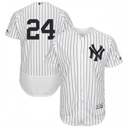 NEW YORK YANKEES #24 GARY SANCHEZ HOME WHITE FLEXBASE JERSEY