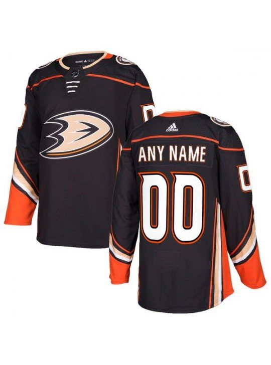 MEN'S ANAHEIM DUCKS CUSTOMIZED BLACK JERSEY