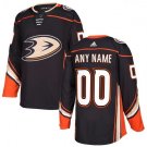 MEN'S ANAHEIM DUCKS CUSTOMIZED BLACK JERSEY
