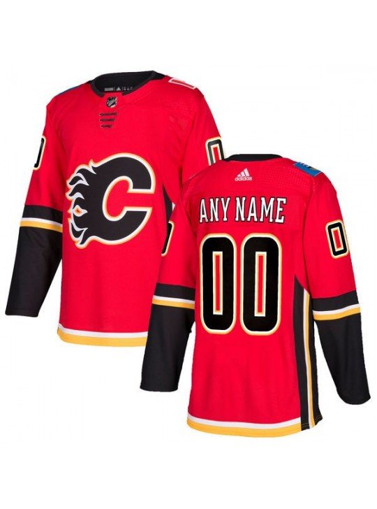 MEN'S CALGARY FLAMES CUSTOMIZED RED JERSEY