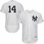 NEW YORK YANKEES #14 STARLIN CASTRO HOME WHITE FLEXBASE JERSEY