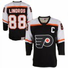 MEN'S PHILADELPHIA FLYERS #88 ERIC LINDROS BLACK THROWBACK JERSEY