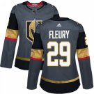 WOMEN'S VEGAS GOLDEN KNIGHTS #29 MARC-ANDRE FLEURY GRAY JERSEY