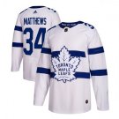 MEN'S TORONTO MAPLE LEAFS #34 AUSTON MATTHEWS WHITE 2018 STADIUM SERIES JERSEY