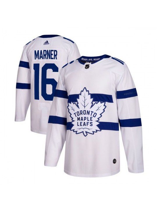 MEN'S TORONTO MAPLE LEAFS #16 MITCH MARNER WHITE 2018 STADIUM SERIES JERSEY