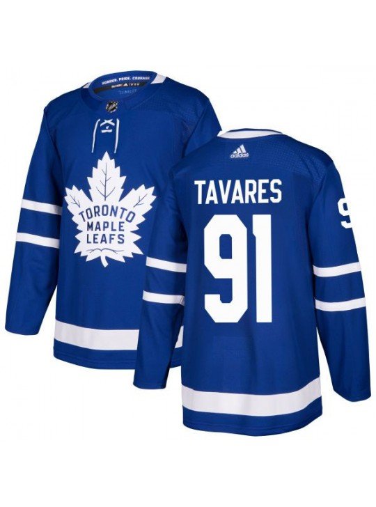 MEN'S TORONTO MAPLE LEAFS #91 JOHN TAVARES BLUE JERSEY