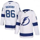 MEN'S TAMPA BAY LIGHTNING #86 NIKITA KUCHEROV WHITE JERSEY