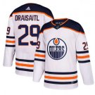 MEN'S EDMONTON OILERS #29 LEON DRAISAITL WHITE JERSEY