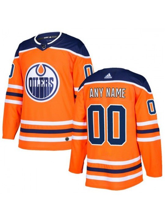 MEN'S EDMONTON OILERS CUSTOMIZED ORANGE JERSEY