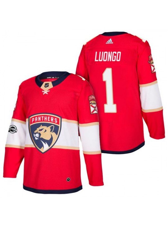 MEN'S FLORIDA PANTHERS #1 ROBERTO LUONGO RED JERSEY