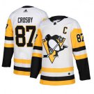 MEN'S PITTSBURGH PENGUINS #87 SIDNEY CROSBY WHITE JERSEY