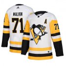 MEN'S PITTSBURGH PENGUINS #71 EVGENI MALKIN WHITE JERSEY