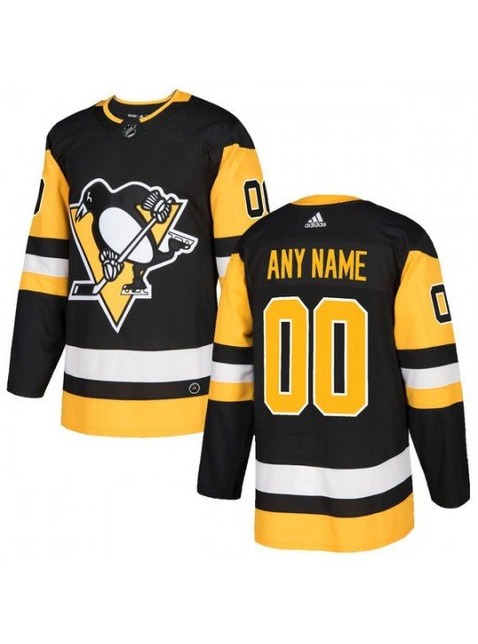 MEN'S PITTSBURGH PENGUINS CUSTOMIZED BLACK JERSEY