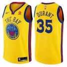 Mens GOLDEN STATE WARRIORS #35 KEVIN DURANT CITY EDITION GOLD SWINGMAN JERSEY